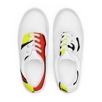 Image 1 of Men’s lace up canvas shoes