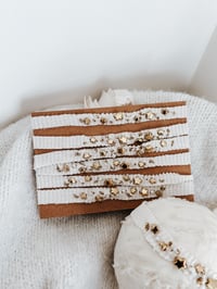 Image 3 of beaded star headband - white