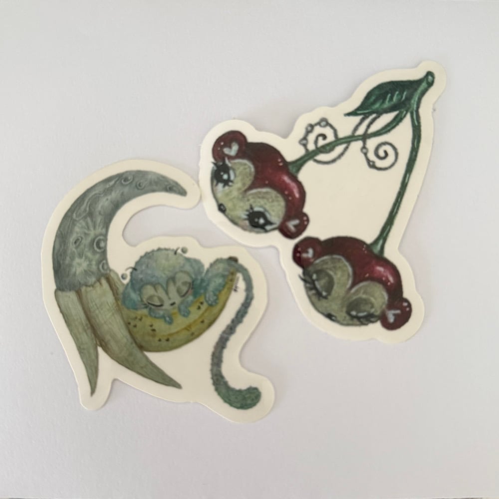 Image of cherry and banana monkey bundle 