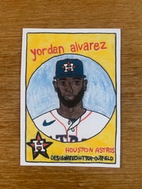 Yordan Alvarez. Single Card. 