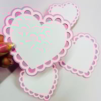 Eyelet Heart Pendant Die-Cut 1460