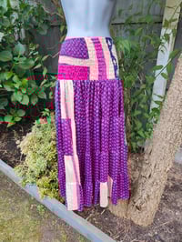 Image 1 of Zara Split Skirt- Purple Navy