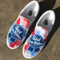 Image 5 of Freestyle Pabst Blue Ribbon Custom Vans 