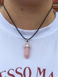 Image 2 of ROSE QUARTZ NECKLACE