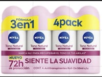 Image 1 of Nivea Tono Natural Efecto Satin pack of 4
