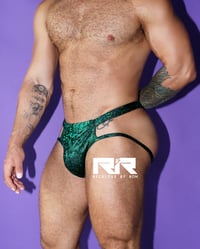Image 5 of THE RECKLESS RANGER THONG (green)