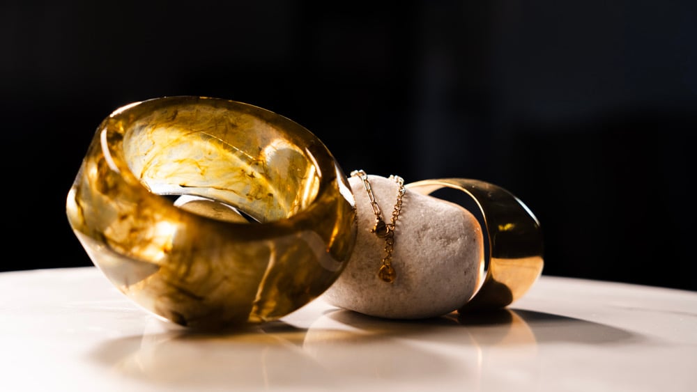 Image of LAIA Acrylic Cuff Bangle 