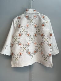 Image 7 of Orange flower shirt (s/m)