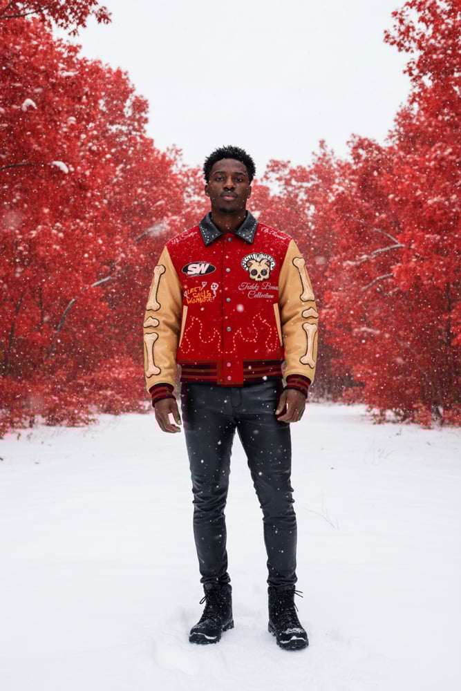 Image of Teddy Bones ( Lost Souls) Letterman Jackets, Male & Female ( Pre Order) Drops 3/14/26