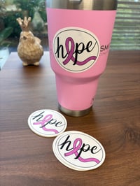 Image 1 of Hope Breast Cancer Awareness Sticker