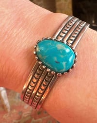 Image 2 of Landon Sacatero Turquoise stacker 