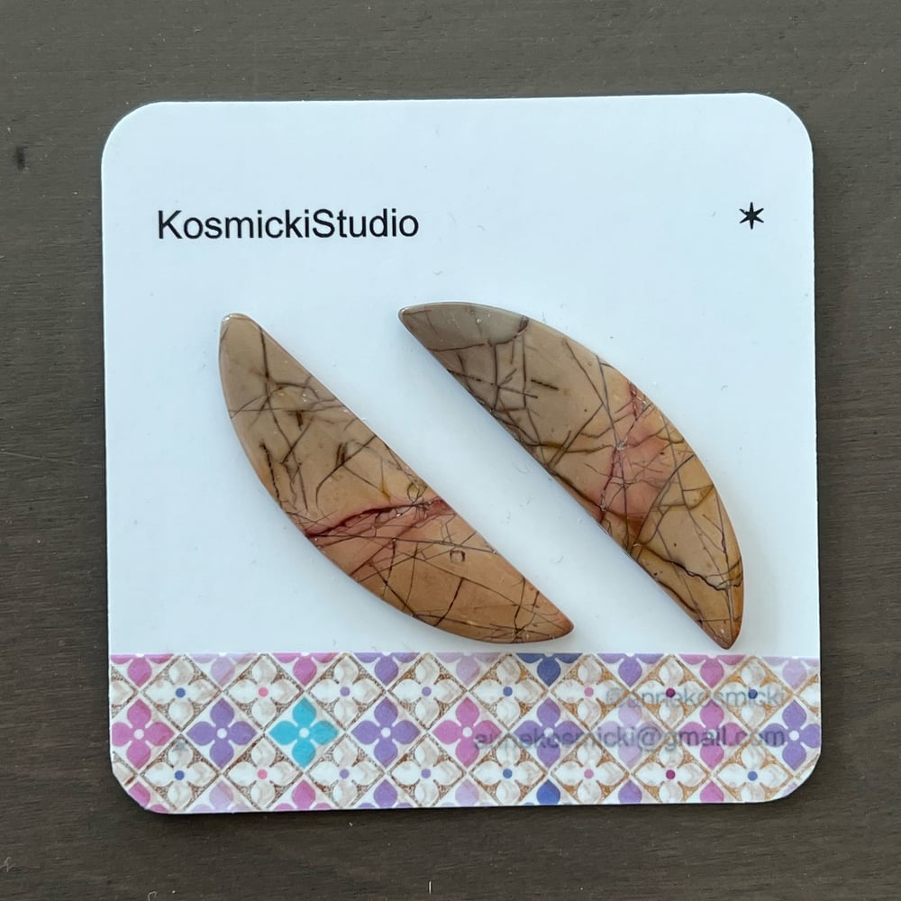 Image of Jasper Half Round Cabochon Set 3