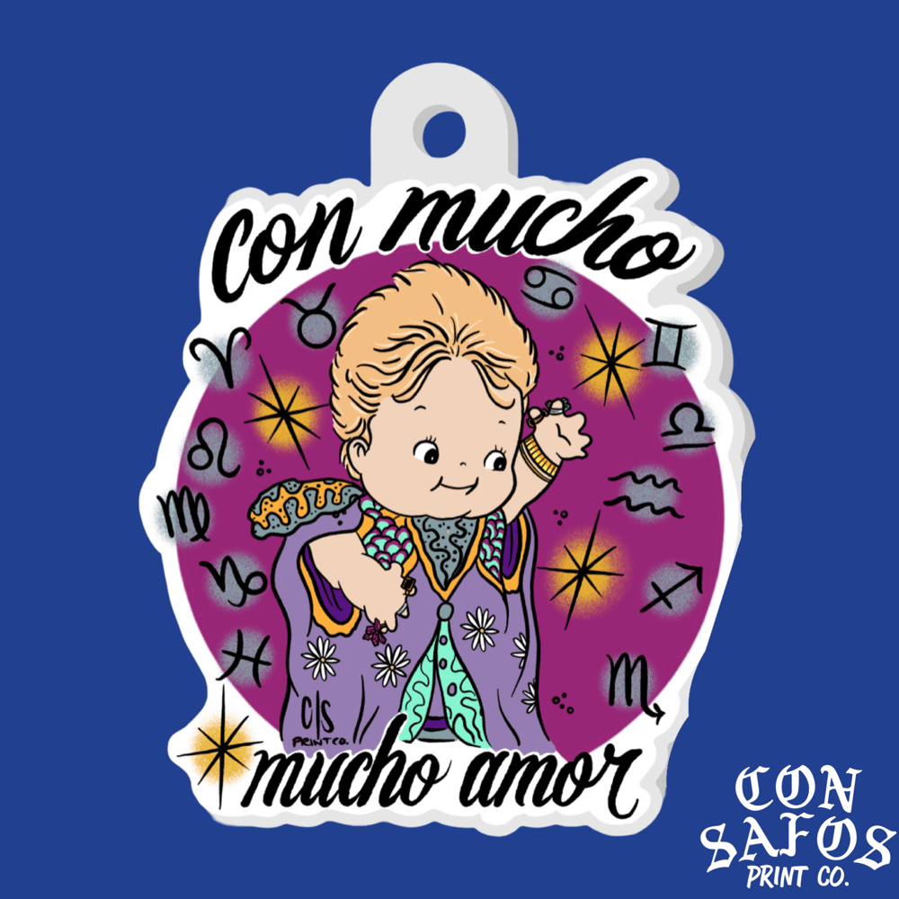 Mucho Amor keychain 