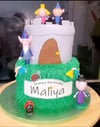 Ben & Holly Themed Cake