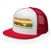 Image 5 of Long Burger Hat