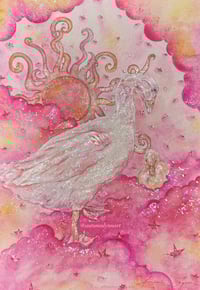 ‘Sunshine’ Embellished Art Print
