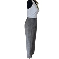 Image 5 of Vintage Pendleton Gray Speckled Wool Trouser Pants - Size 6 Women’s USA
