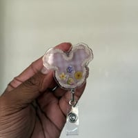 Image 2 of Magical Pikake Lei Palaka Badge Reel 