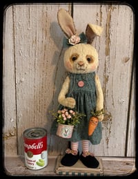 Image 4 of Bernice the Bunny Rabbit folk Art spring or Easter doll