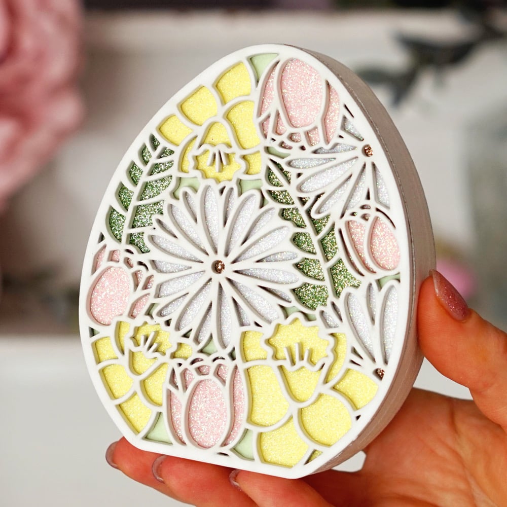 Image of PREORDER Floral Egg - large