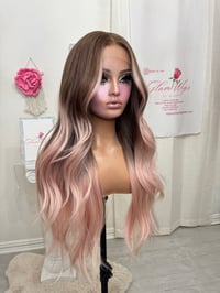 Image 9 of Balayage pink luxury free part (ready to ship) 