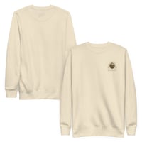 Image 2 of WASBY® Minimalist Luxe Christian Sweatshirt | Unisex Embroidered Faithwear Crew