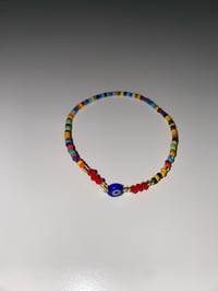 Image 1 of 🌈 red evil eye bracelet 