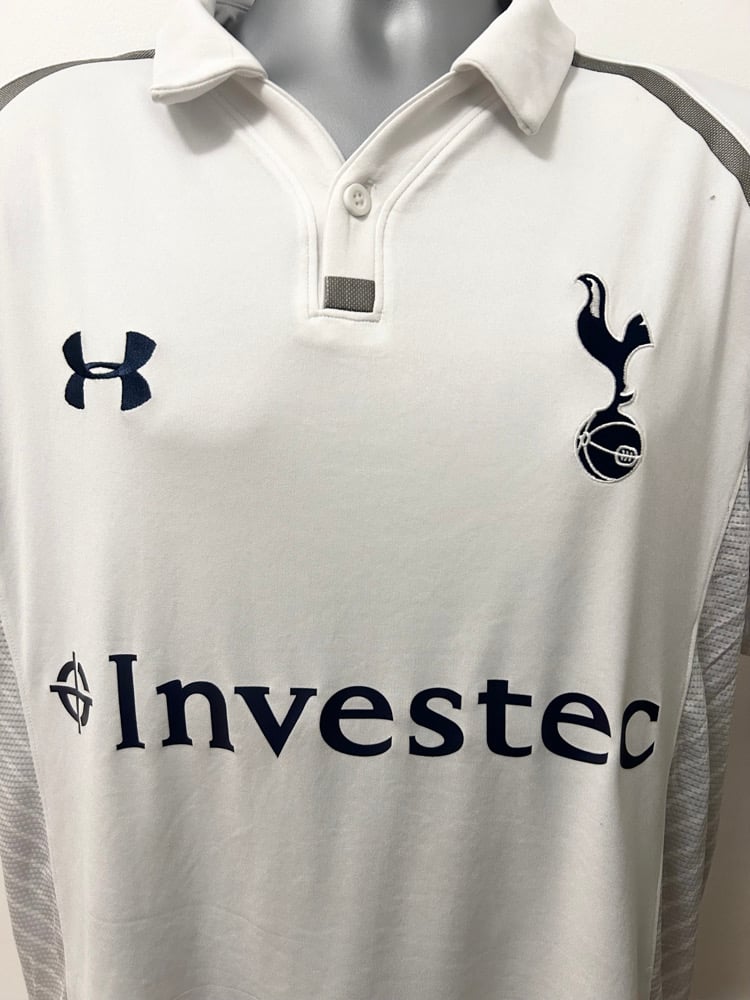 Image of Tottenham Hotspur “BALE 11” 2012/13 Home Cup Shirt + patches  (M) 