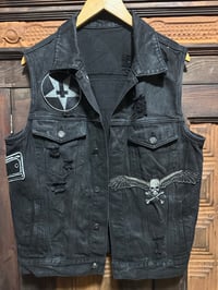 Image 1 of Waxed Denim Vest 