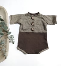 Image 1 of Newborn bodysuit for photo shoots| Andre | brown | photo props