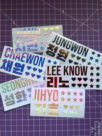 Image 1 of Custom Bias Name Decal Deco Set