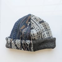 Image 1 of Upcycled Reversible Beanie Cotton Blend 36