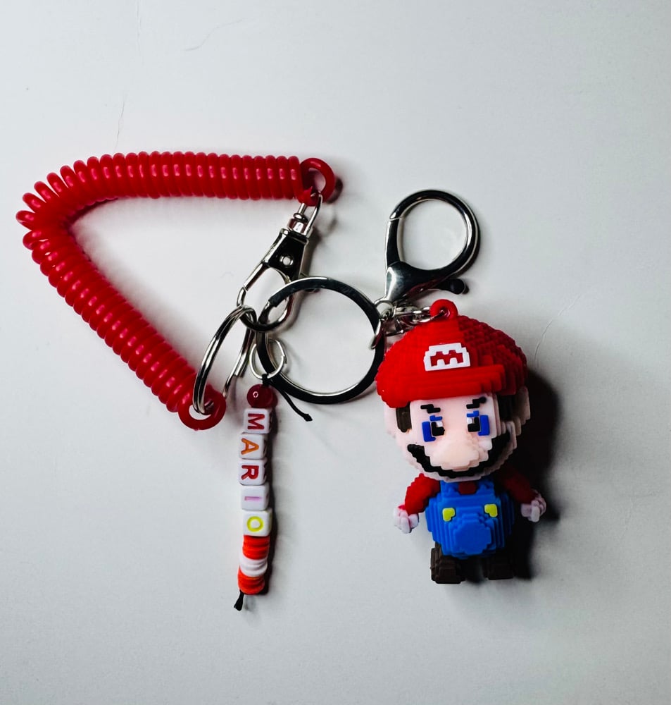 Image of 3D silicone keychains 