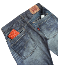Image 3 of '09 Junya Watanabe x Levi's Trompe L'oeil Jeans - 32