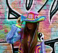 Image 3 of Crochet cowboy hat 3