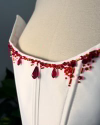 Image 1 of Vampire Corset - white