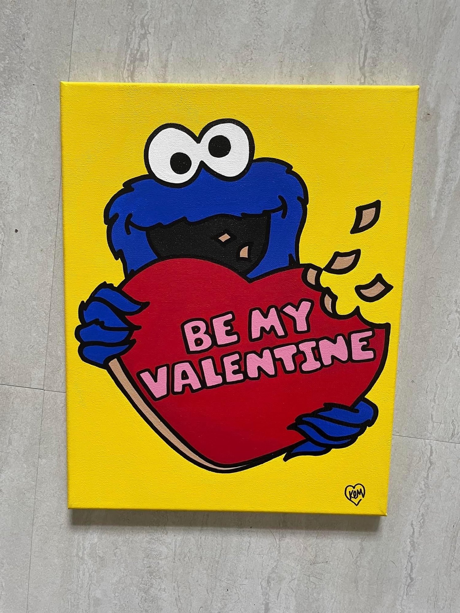 Cookie Monster Valentine 