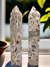 Image 1 of Sphalerite XL Druzy Crystal 12.5" Towers - 2 Styles