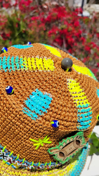 Image 12 of Sun Crochet Cosmic Cap