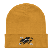 Stupid Beetle Ribbed Beanie