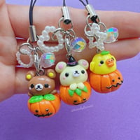 Image 1 of Halloween Rilakkuma Polymer Clay Charm Set