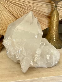 Image 17 of Large Clear Quartz Self Healed Points Cluster  Statement Piece #2063