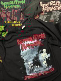 Image 4 of 🗡️ Signed Demolition Hammer  1992 Epidemic Of Violence  European Tour Shirt