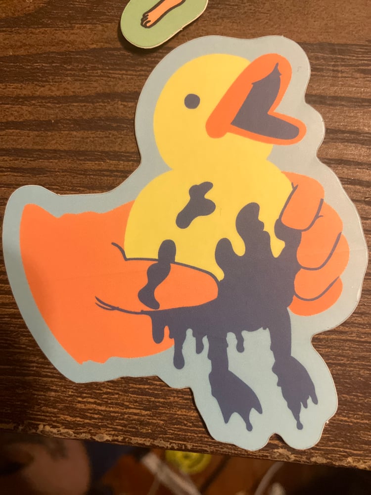 Image of Oil duck Sticker