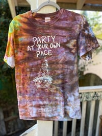 Image 1 of SMALL Party At Your Own Pace Tie Die Shirt 4