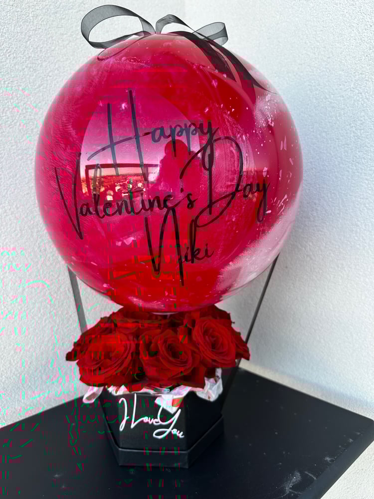 Image of Ballon flower bouquet 