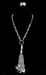 Image of Silver Beaten Symbol Necklace Set 