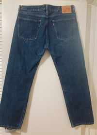 Image 5 of 'The Weeping Well' Custom Blockprinted Denim Jeans (36 Oneshot)