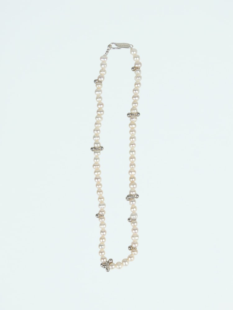 Image of LOWOOL - Dew Pearl Silver Necklace