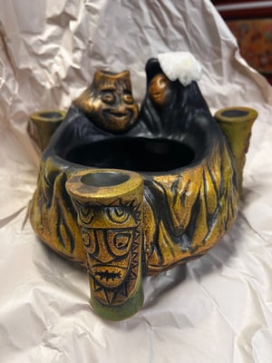 Image of LE 143/150 “I Lava You” Tiki Bowl 2018 By Tiki Diablo & Tahiti Gil